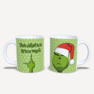 Kávé nélkül én is Grincs vagyok bögre