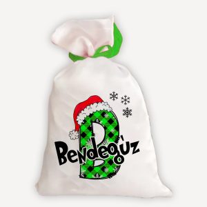 Névre szóló Mikulás zsák monogrammal Grincs edition